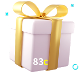 Receba seus bônus de boas-vindas no 83c