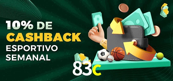 10% de bônus de cashback na 83c