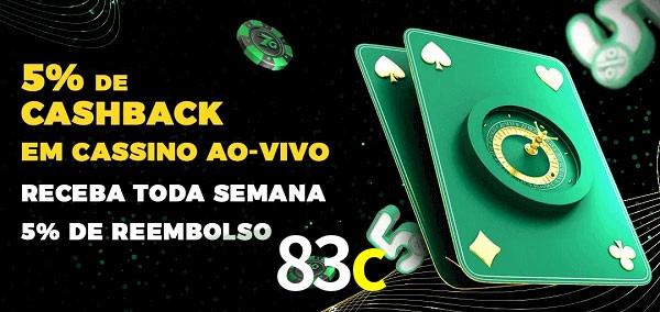 Promoções do cassino ao Vivo 83c